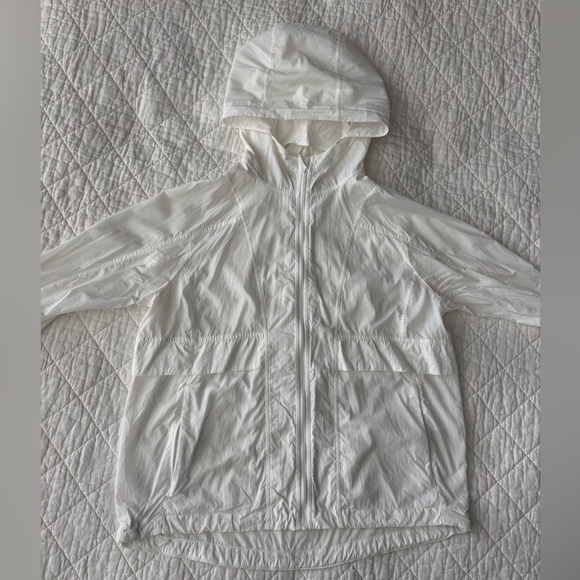 Lululemon Athletica White Hooded Windbreaker - Picture 7 of 11